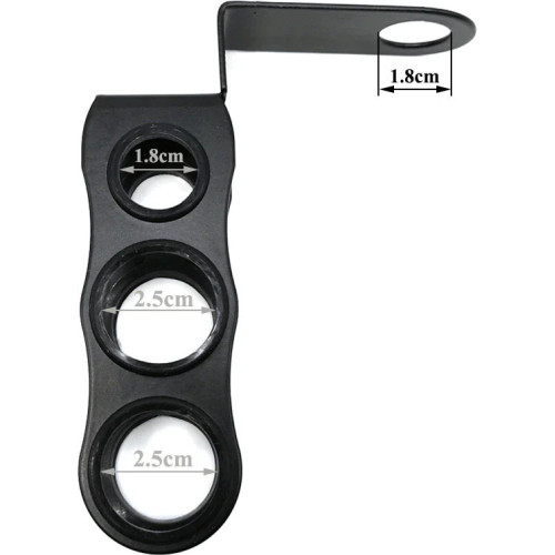 Держатель шланга кальяна Amy Deluxe (Черный)