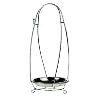 Корзина для угля Habibi II Big (Серебро)