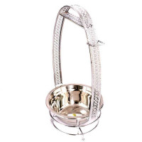 Корзина для угля Lex Medium (Серебро)