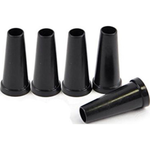 Одноразовые мундштуки конус с бортом 30 мм (Чёрный Глянец)