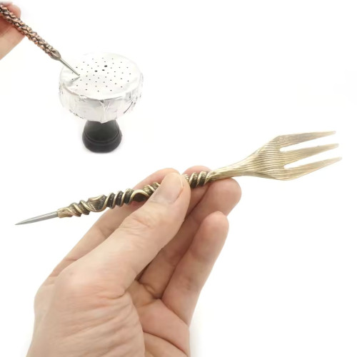 Вилка и Шило SmokyLoot Кованая (Бронза)