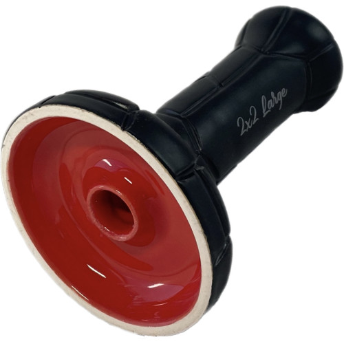 Чаша глиняная 2x2 Large Phunnel Turtle Red