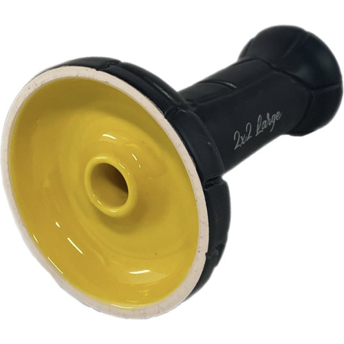 Чаша глиняная 2x2 Large Phunnel Turtle Yellow