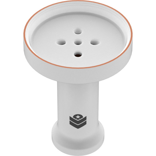 Чаша глиняная Mig Hookah Royal Duplex Modern White