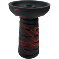 Чаша глиняная Gusto Bowls Alien Red