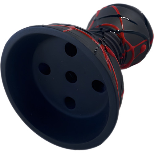 Чаша глиняная Gusto Bowls Killa Black Red