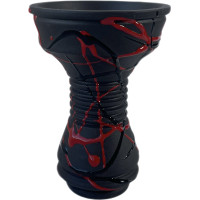 Чаша глиняная Gusto Bowls Killa Black Red