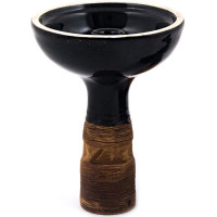 Чаша глиняная LEX Glaze Mummy (Черный Коричневый)