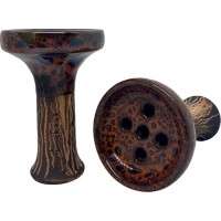 Чаша глиняная LEX Glaze Classic Fire (Черный Красный)