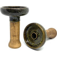 Чаша глиняная LEX Glaze Phunnel Crocodile (Черный Желтый)