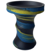 Чаша глиняная Personalka Classic Yellow Blue