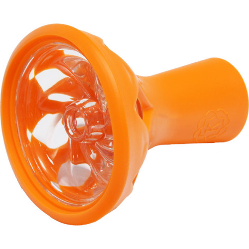 Чаша силиконовая под калауд Samsaris Vitria Glass (Оранжевый)