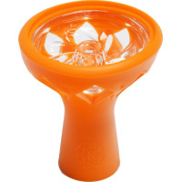 Чаша силиконовая под калауд Samsaris Vitria Glass (Оранжевый)