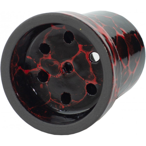 Чаша глиняная Solaris Adam Black and Red (Черный-Красный)