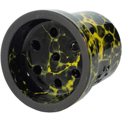 Чаша глиняная Solaris Adam Black and Yellow (Черный-Желтый)