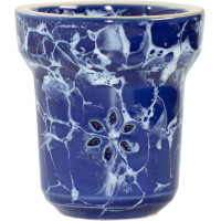 Чаша глиняная Solaris Eva Blue and White (Синий-Белый)