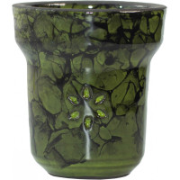 Чаша глиняная Solaris Eva Green and Black (Зеленый-Чёрный)