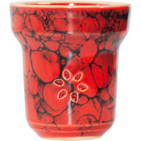 Чаша глиняная Solaris Eva Red and Black (Красный-Чёрный)