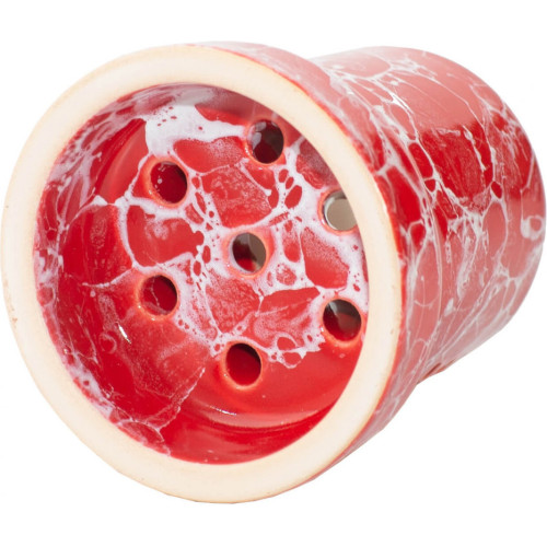 Чаша глиняная Solaris Eva Red and White (Красный-Белый)