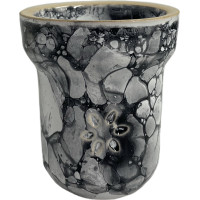 Чаша глиняная Solaris Eva White and Black (Белый-Чёрный)