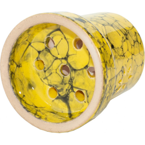 Чаша глиняная Solaris Eva Yellow and Black (Желтый-Чёрный)