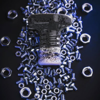 Чаша глиняная Stealler Bolt Gray Stone (Серый)