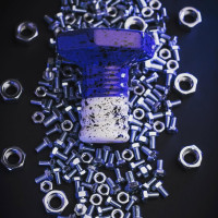 Чаша глиняная Stealler Bolt Purple Lollipop (Тёмно-синий)