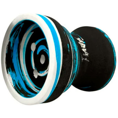 Чаша глиняная Tiaga Hookah Flash Light (Черный Синий)