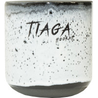 Чаша глиняная Tiaga Hookah Turka Black Rain (Черный Белый)