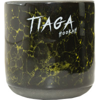 Чаша глиняная Tiaga Hookah Turka Cayman (Черный Зеленый)