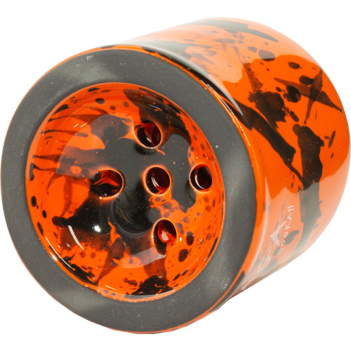 Чаша глиняная Tiaga Hookah Turka Fire Hurricane (Оранжевый Черный)