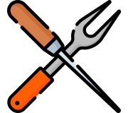 Вилки и шила для кальяна