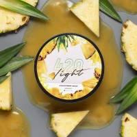 Табак 420 Light Pineapple Smoothie (Ананасовый Смузи) 100 гр