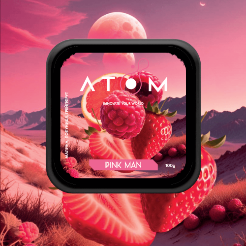 Тютюн Atom Pink Man (Пінк Мен) 100 гр