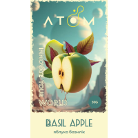 Табак Atom Basil Apple (Базилик Яблоко) 50 гр