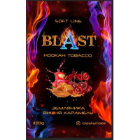 Табак Blast Strawberry Cherry Caramel (Клубника Вишня Карамель) 100 гр