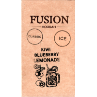 Табак Fusion Classic Ice Kiwi Blueberry Lemonade (Лёд Киви Черника Лимонад) 100 гр