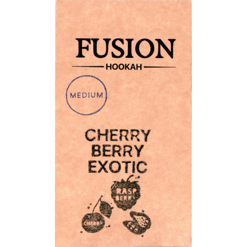 Табак Fusion Medium Cherry Berry Exotic (Вишня Ягоды Папайя) 100 гр