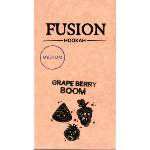 Табак Fusion Medium Grape Berry Boom (Виноград Земляника Арбуз) 100 гр