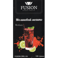 Табак Fusion Medium Raspberry Mojito (Малиновый Мохито) 100 гр