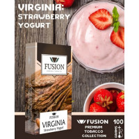 Табак Fusion Premium Strawberry Yogurt (Клубничный Йогурт) 100 гр
