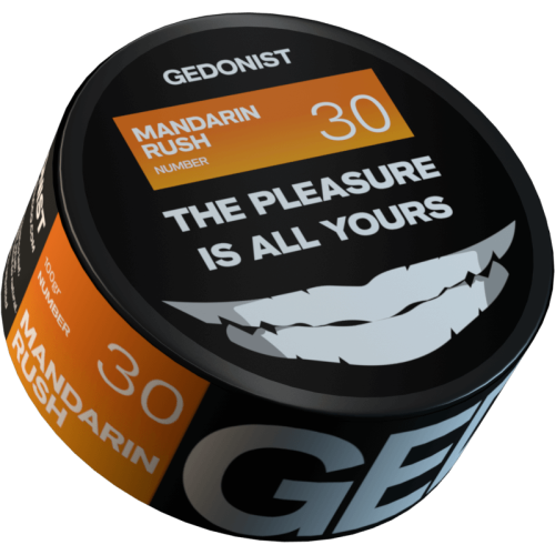 Тютюн Gedonist 30 Mandarin Rush (Клементин) 100 гр