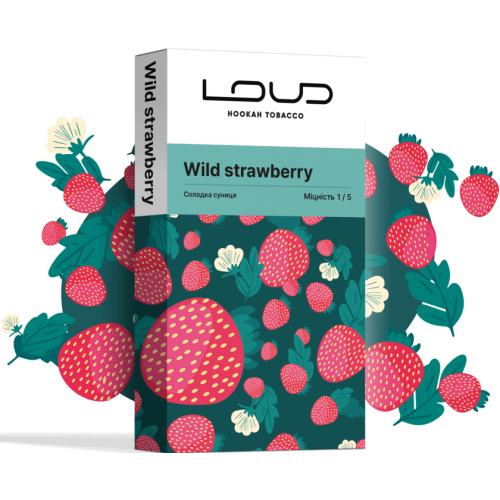 Тютюн Loud Light Wild Strawberry (Земляника) 100 гр
