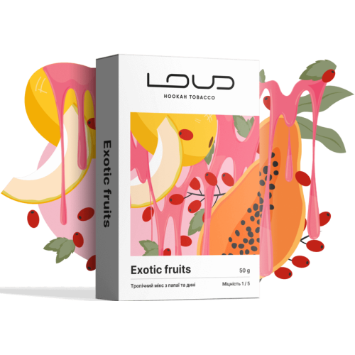 Тютюн Loud Light Exotic Fruits (Екзотик Фрутс) 50 гр