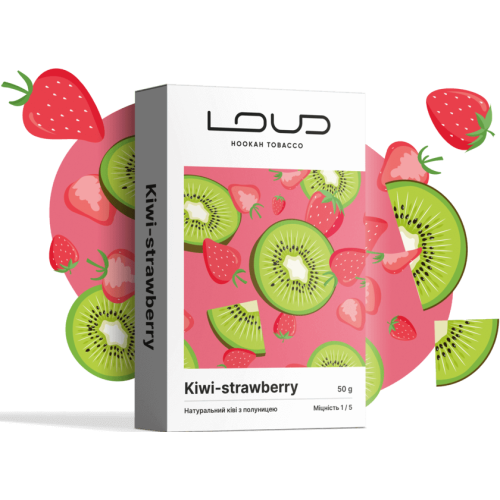 Тютюн Loud Light Kiwi Strawberry (Ківі Клубніка) 50 гр