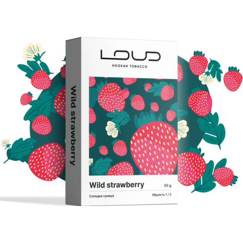 Tobacco Loud Light Wild Strawberry 50 gr