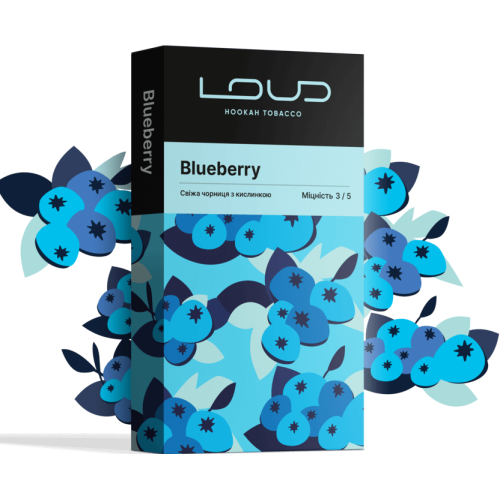 Тютюн Loud Medium Blueberry (Чорниця) 100 гр