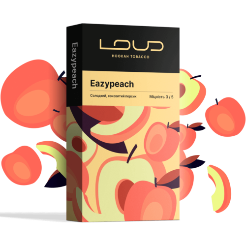 Тютюн Loud Medium Easypeach (Ізіпіч) 100 гр