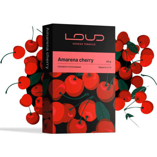 Тютюн Loud Medium Amarena Cherry (Амарена Вишня) 40 гр