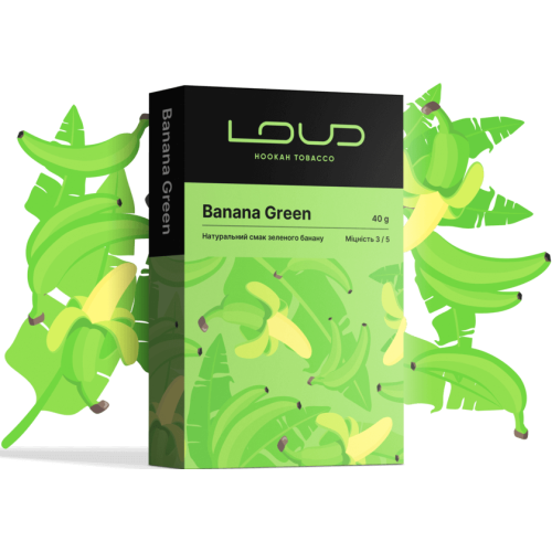 Тютюн Loud Medium Banana Green (Зелений Банан) 40 гр